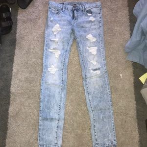 American Eagle ripped jeans